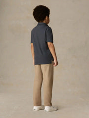 Little Kids Sunwashed T-Shirt Polo - Dune Navy