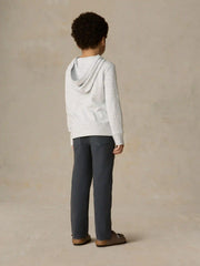 Little Kids Sunwashed Organic Hoodie - Light Grey Heather