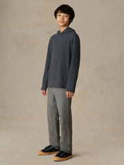 Big Kids Sunwashed Organic Hoodie - Blue Nights