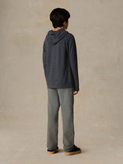 Big Kids Sunwashed Organic Hoodie - Blue Nights