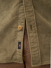 Stretch Terry Corduroy Workshirt - Light Pine