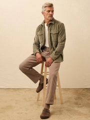 Stretch Terry Corduroy Workshirt - Light Pine