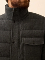Teton Valley Deck Jacket - Dark Steel Charcoal Herringbone
