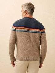 Donegal Crew Sweater - Twilight Sky Ombre