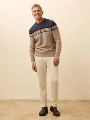 Donegal Crew Sweater - Twilight Sky Ombre