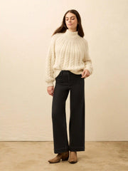 Frost Cableknit Sweater - Cream