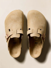 Birkenstock Unisex Oiled Boston - Tobacco