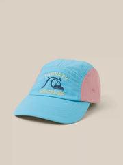 Faherty x Quiksilver 5-Panel Hat - Teal Sunrise Block