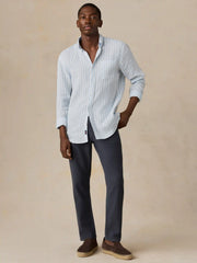 Stretch Terry 5-Pocket Pant - Navy