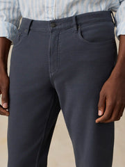 Stretch Terry 5-Pocket Pant - Navy