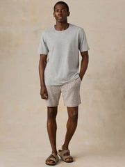 Oasis Drawstring Short - Brown Island Medallion