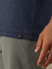 Long-Sleeve Cloud Henley - Ink Navy Heather