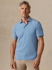 Short-Sleeve Movement™ Polo - Creek Falls Stripe