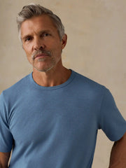 Sunwashed Regenerative Tee - Blue Shore