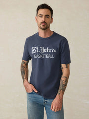 St. John's Sunwashed Regenerative Tee - Dune Navy