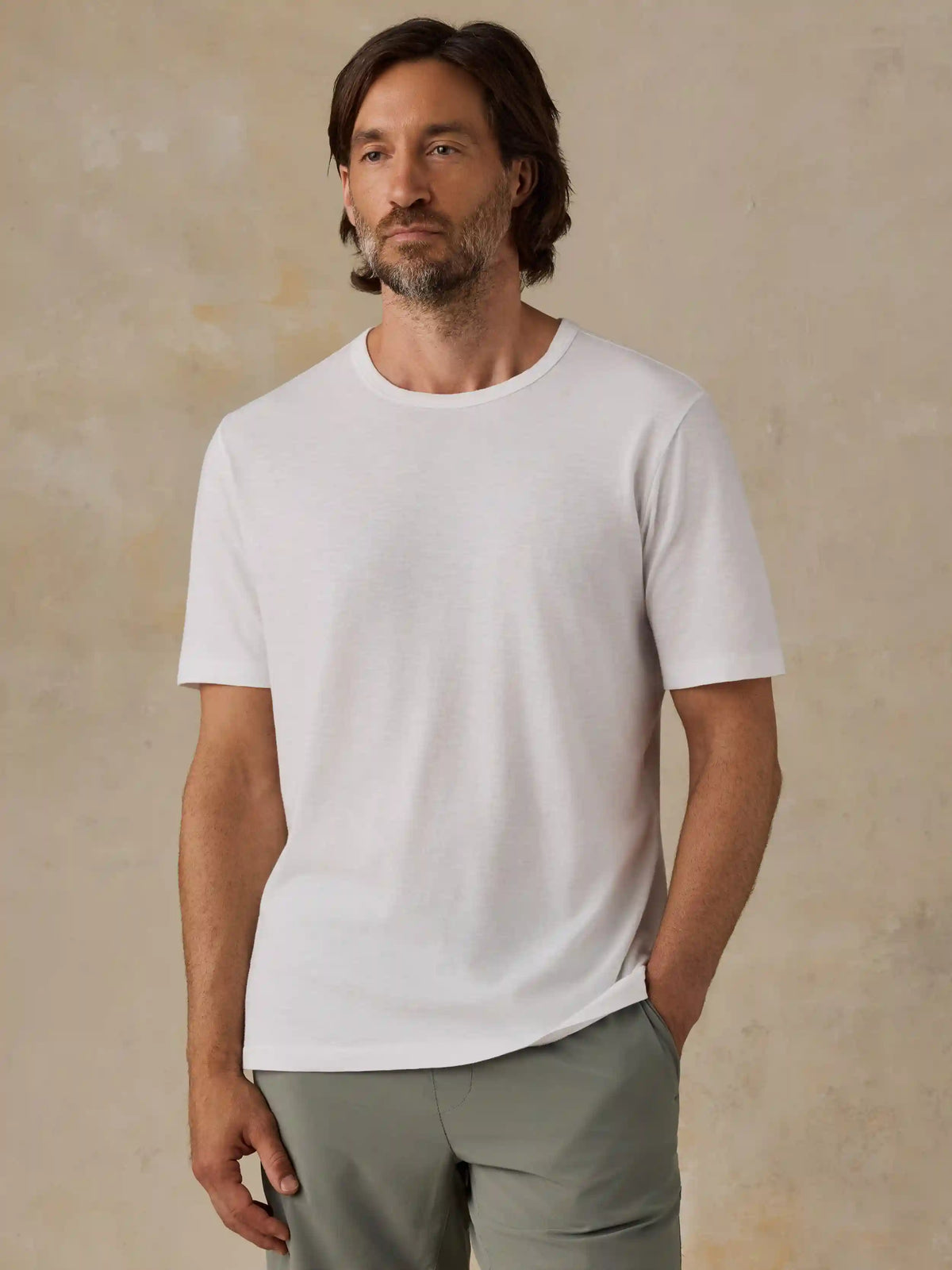 Sunwashed Regenerative Tee - White