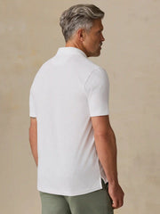 Sunwashed T-Shirt Polo - White