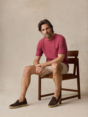 Sunwashed Regenerative Pocket Tee - Gulf Red
