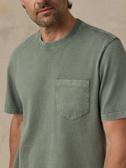 Short-Sleeve Recycled Cotton Tee - Terrain Olive