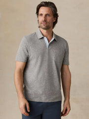 Short-Sleeve Breeze Polo - Cave Grey Heather