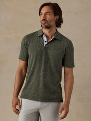 Short-Sleeve Breeze Polo - Olive Cliff Heather