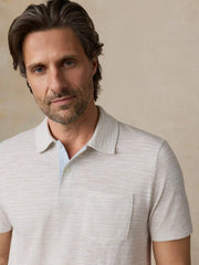 Short-Sleeve Breeze Polo - Desert Wake Stripe