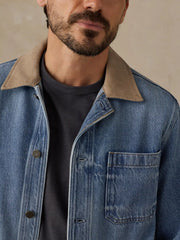 High Ridge Twill Studio Jacket - Stony Brook Wash