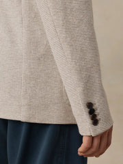 Reserve Knit Blazer - Sand Shell Melange