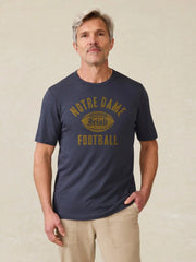 Notre Dame Sunwashed Tee - Dune Navy