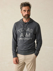 Texas A&M Sunwashed Slub Hoodie - Graphite