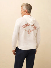 University of Texas Sunwashed Organic Hoodie - White