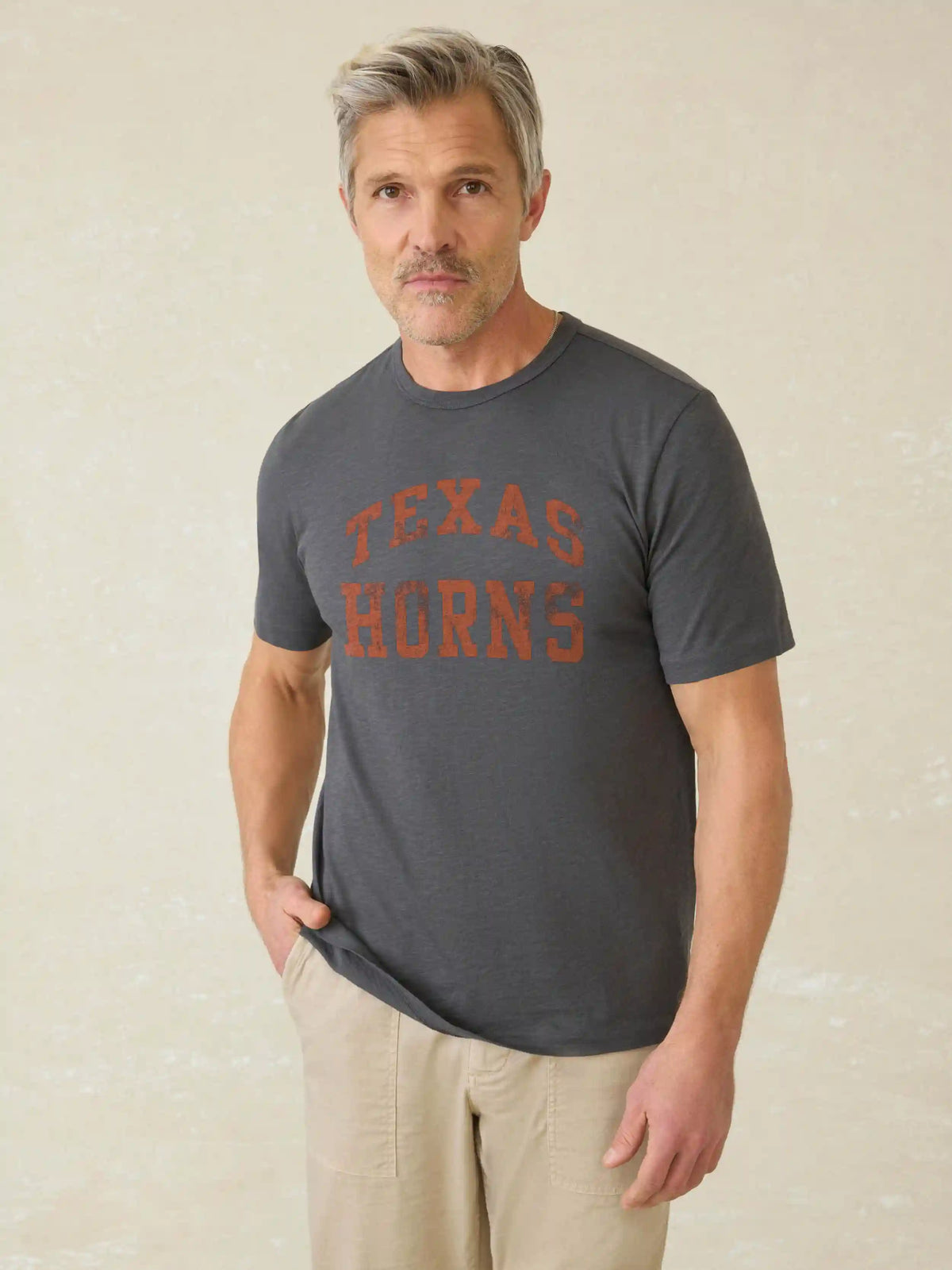University of Texas Sunwashed Tee - Graphite
