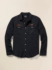 University of Texas Tried & True Chambray Workshirt - Durango Black