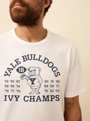 Yale Sunwashed Tee - White
