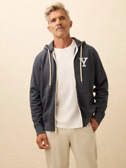Yale High Standard Fleece Zip Hoodie - Blue Nights