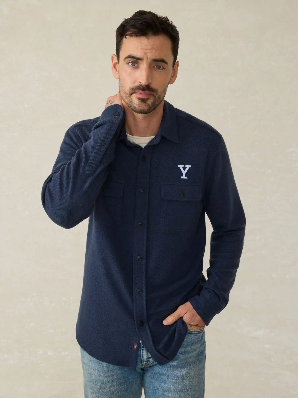 Yale Legend™ Sweater Shirt - Brighton Navy Twill