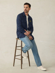 University of Michigan Legend™ Sweater Shirt - Brighton Navy Twill
