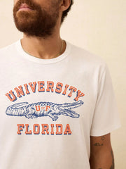 University of Florida Sunwashed Tee - White