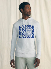 University of Florida Sunwashed Slub Hoodie - Light Heather Grey