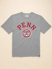 University of Pennsylvania Sunwashed Tee - Granite Heather