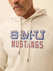 Southern Methodist University High Standard Fleece Hoodie - Antique Ivory Heather