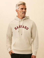 Harvard High Standard Fleece Hoodie - Antique Ivory Heather