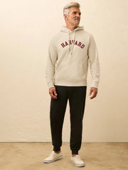 Harvard High Standard Fleece Hoodie - Antique Ivory Heather