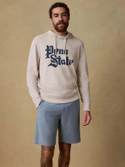 Penn State Sunwashed Organic Hoodie - Oat Plains Heather