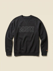 Michigan State High Standard Fleece Crew - Mountain Black