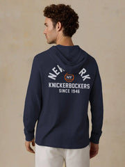 NY Knicks Sunwashed Organic Hoodie - Blue Nights
