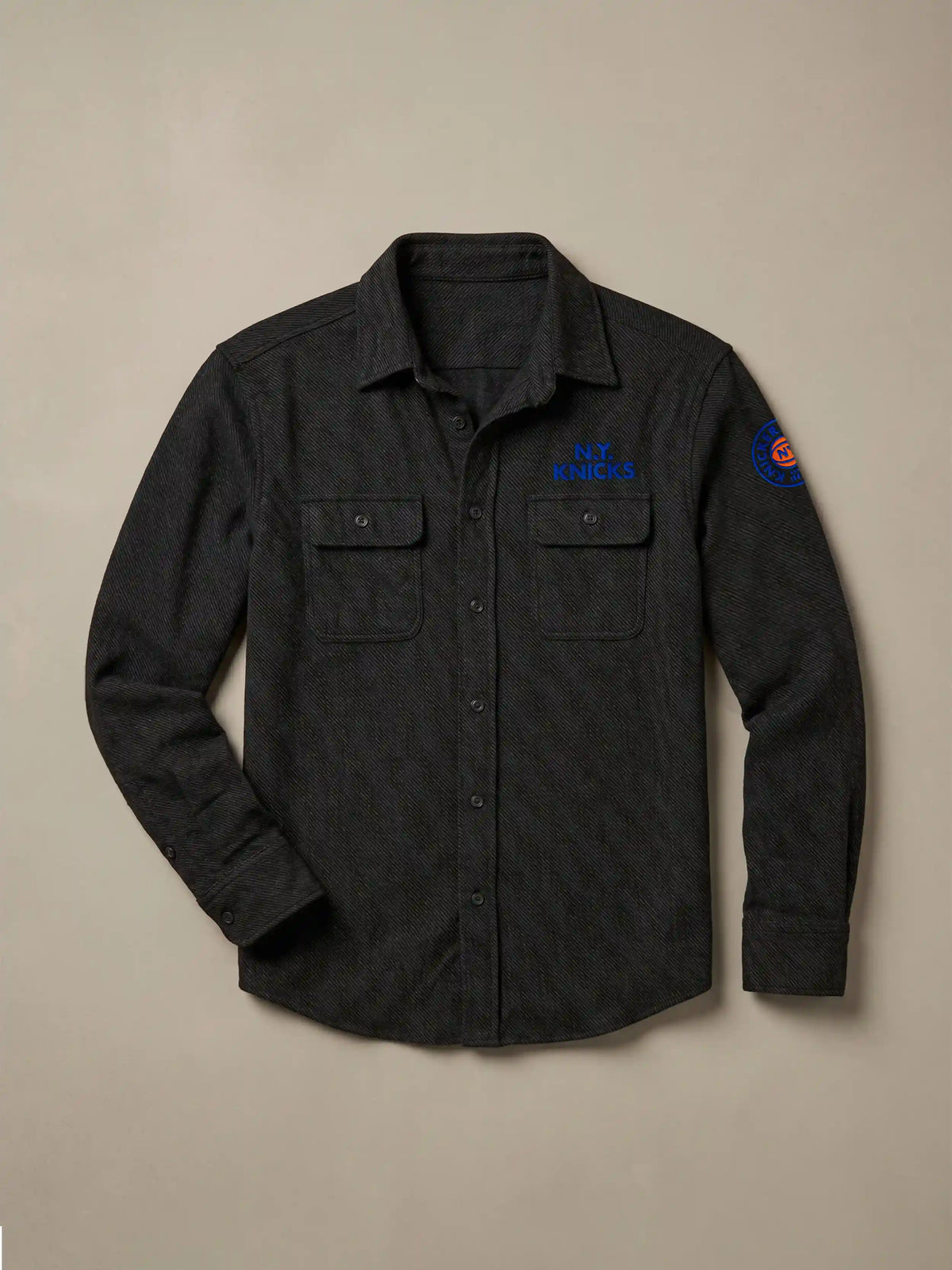 NY Knicks Legend™ Sweater Shirt - Heathered Black Twill