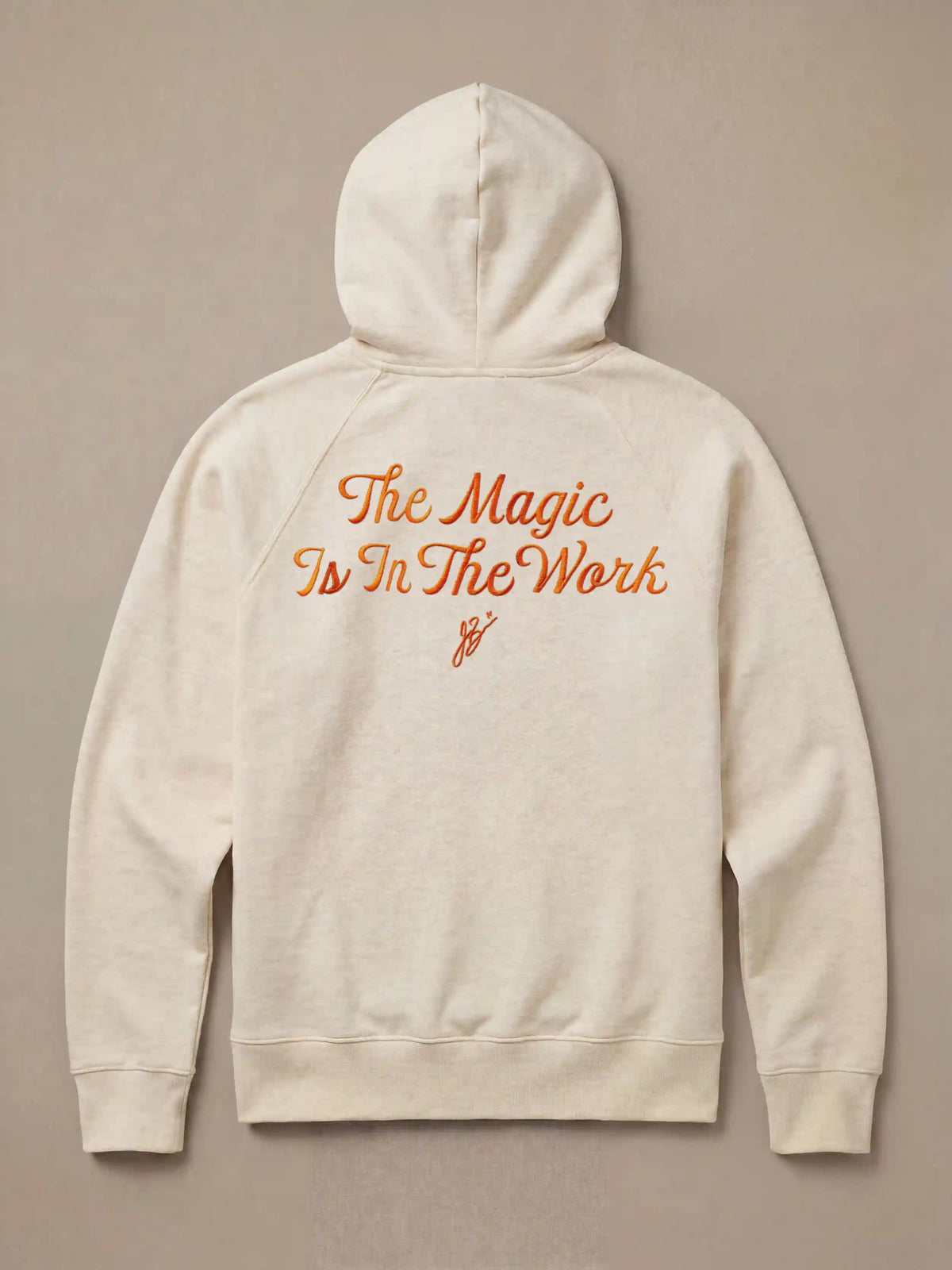 Jalen Brunson High Standard Fleece Hoodie - Antique Ivory Heather