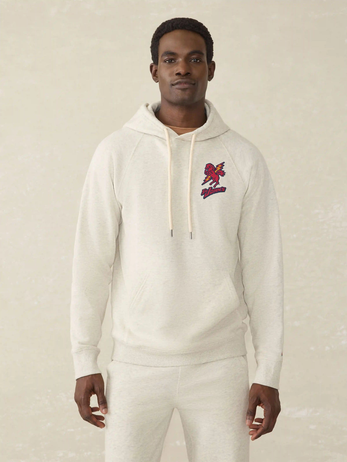 St. John's High Standard Hoodie - Antique Ivory Heather