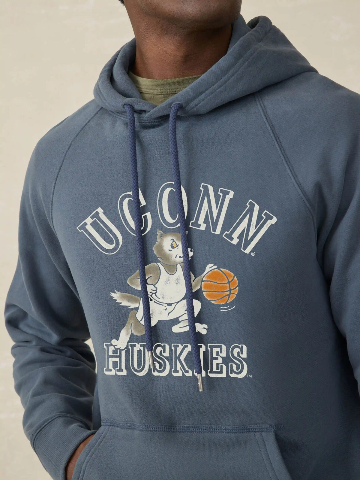 University of Connecticut High Standard Fleece Hoodie - Blue Nights